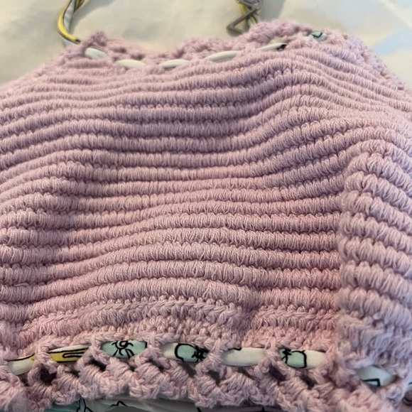 Zimmermann Kids Peggy Crochet Halter Bikini - Picture 5 of 7